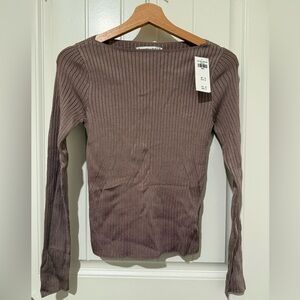 NEW WITH TAGS Abercrombie & Fitch Glossy Slash Top